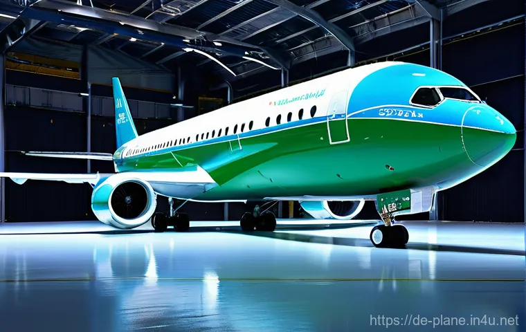 항공정비사와 정비 이력 관리 시스템 - **Predictive Maintenance Control Center with AI:**
    "A clean, modern, and high-tech aviation oper...